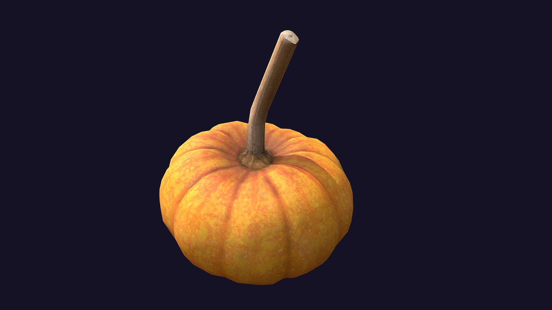 Low Poly Pumpkin 3d Model By Adong523 4a73648 Sketchfab