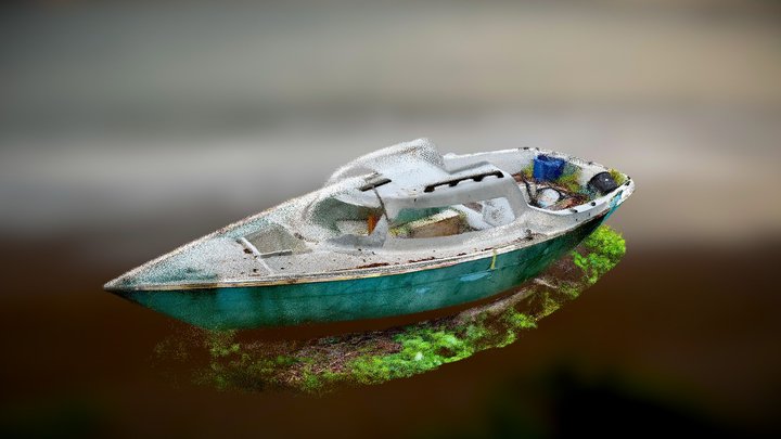 Old Fishing Boat - Lidar point cloud – Free 3D Model STL