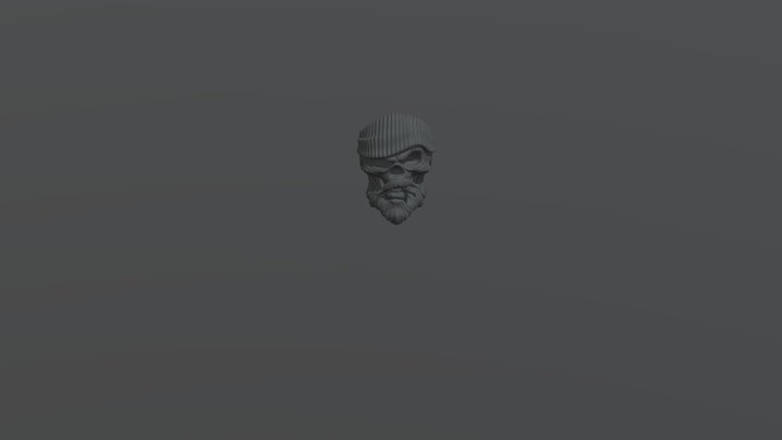 Skull Ring 10 3D Model