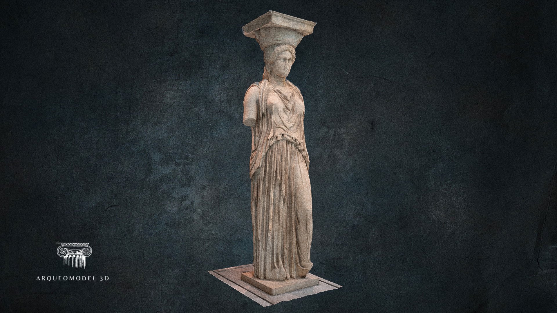 Caryatid - Acropolis Museum | ATHENS - Buy Royalty Free 3D model by ...