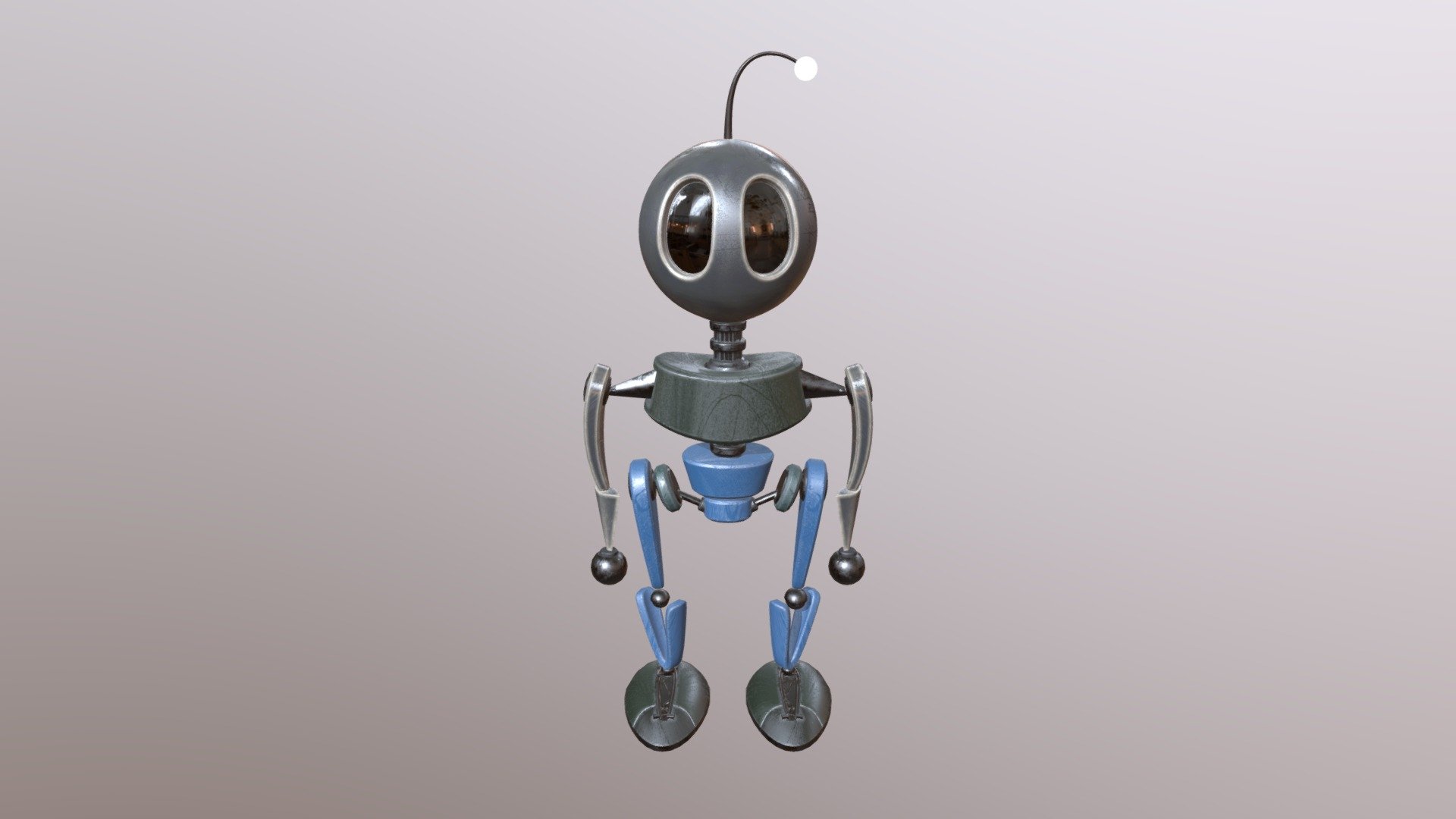 Small Robot - 3D model by nikbenniweber [4a75812] - Sketchfab