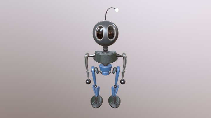 Small Robot 3D Model