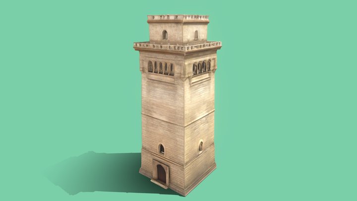 Minaret 3D Model