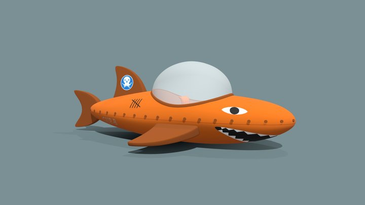 Gup B Submarine model Octonauts 3D Model