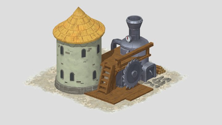 Sawmill_LP_2 3D Model