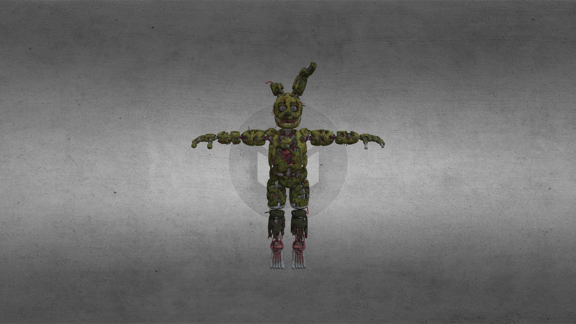 Springtrap - 3D model by Fazbear Entertainment (@shane.bevins) [4a795a7 ...