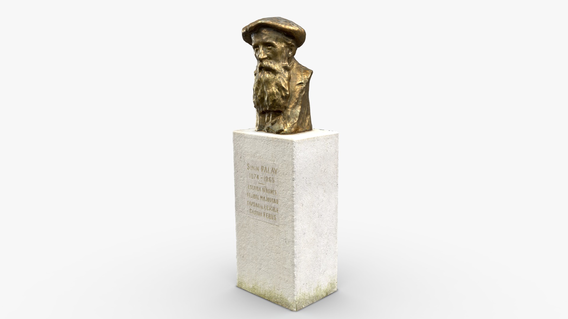 3D model [3D SCAN] – Statue Simin Palay - This is a 3D model of the [3D SCAN] - Statue Simin Palay. The 3D model is about a statue of a person.