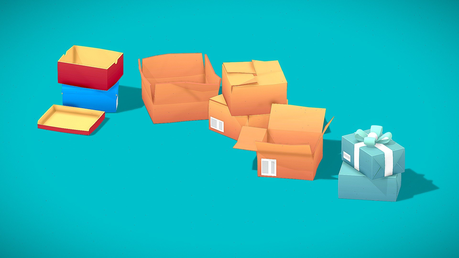 Box-Games-Packages - 3D model by Look Games (@mustafakasap0) [4a7a736 ...