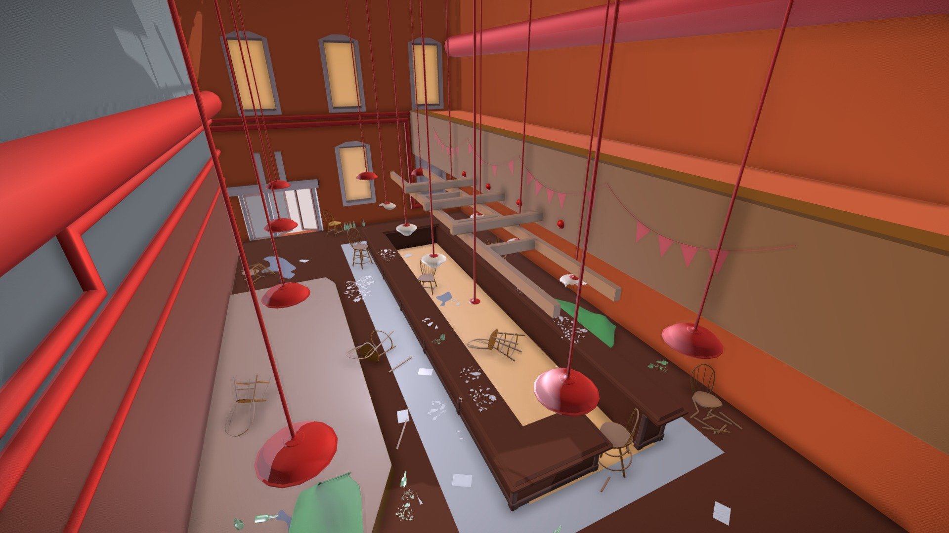 Abandoned bar