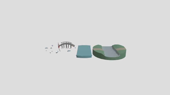 Environment pieces and assets 3D Model