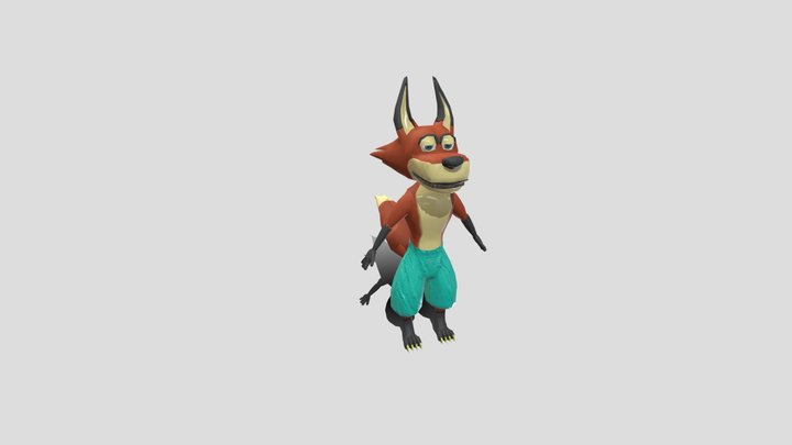 Riden Fox 3D Model
