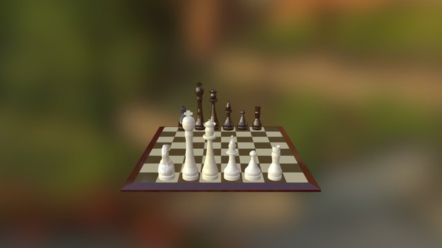 Chess Game 3D Model