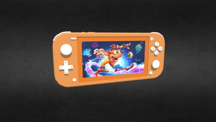 Crash 4 Nintendo Switch Lite 3D Model