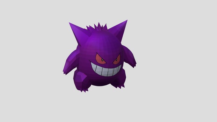 Gengar 3D Model