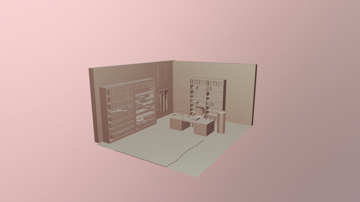3D Pevel Scene Obj 3D Model
