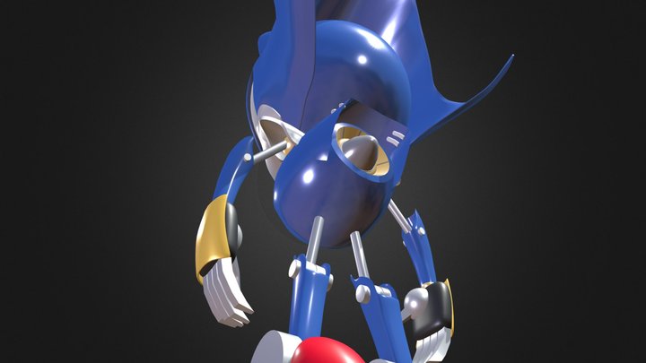 Metal Sonic-sonic menia style 3D Model