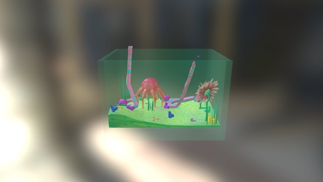 Cage and Octoman 3D Model