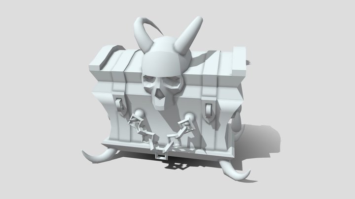 Treasure Chest 3D Model