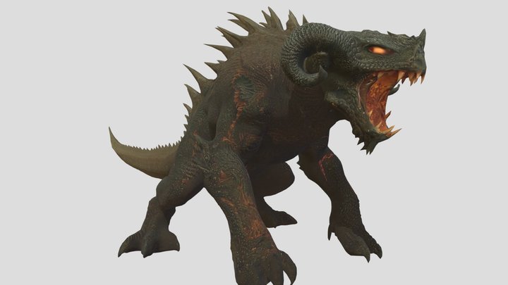 balrog demon rig 3D Model