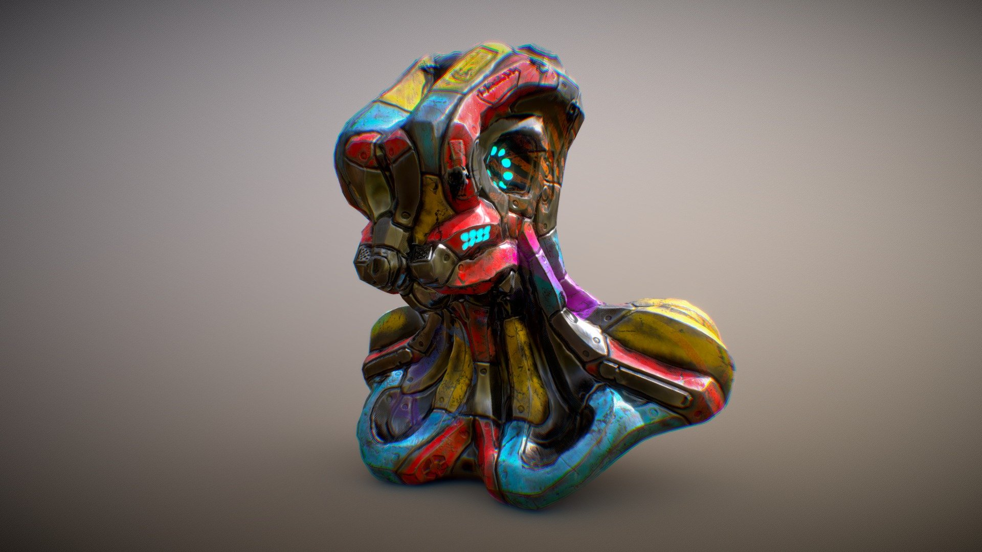 Hardsurface Example - 3D Model By Zombieapple [4a7ff7e] - Sketchfab