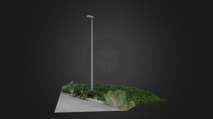 Lamppost 3D model (Stup za uličnu rasvjetu) 3D Model