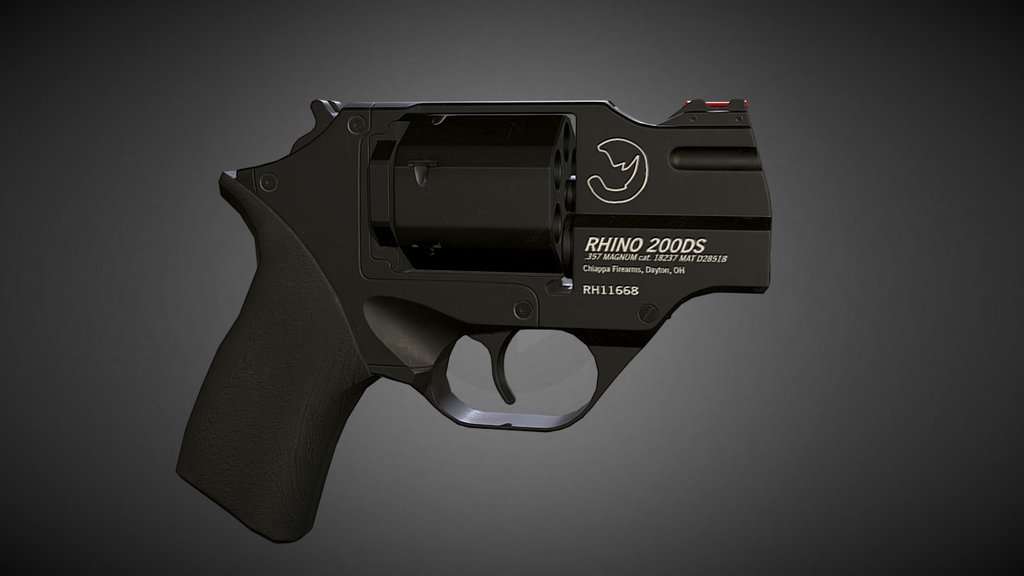 Magnum Rhino 200DS - Download Free 3D model by doomsentinel.
