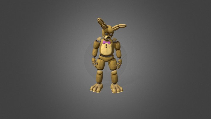 Lore Accurate HW SpringBonnie (Fixed Springtrap) 3D Model