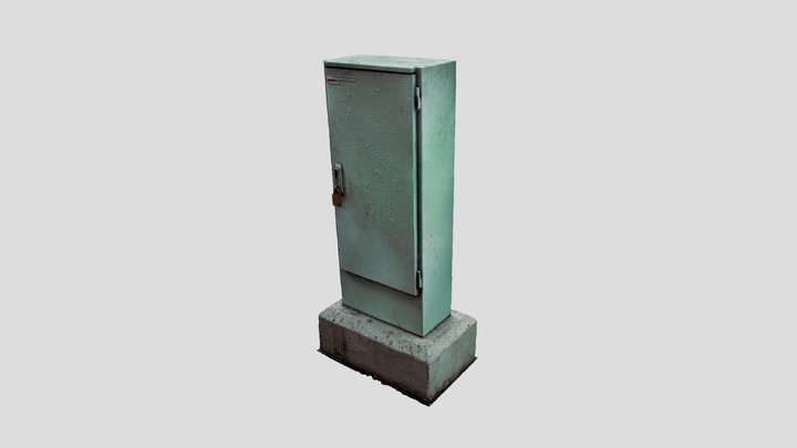 Electricity Utility Box 3D Model