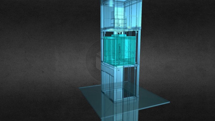 Anim Test Elevator 3D Model
