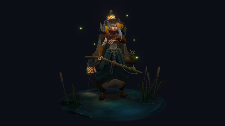 The Peasant - Arstation Challenge: The Shogunate 3D Model