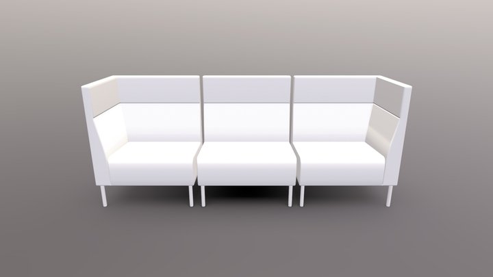 Bench by Intuit — Replica 3D Model 3D Model