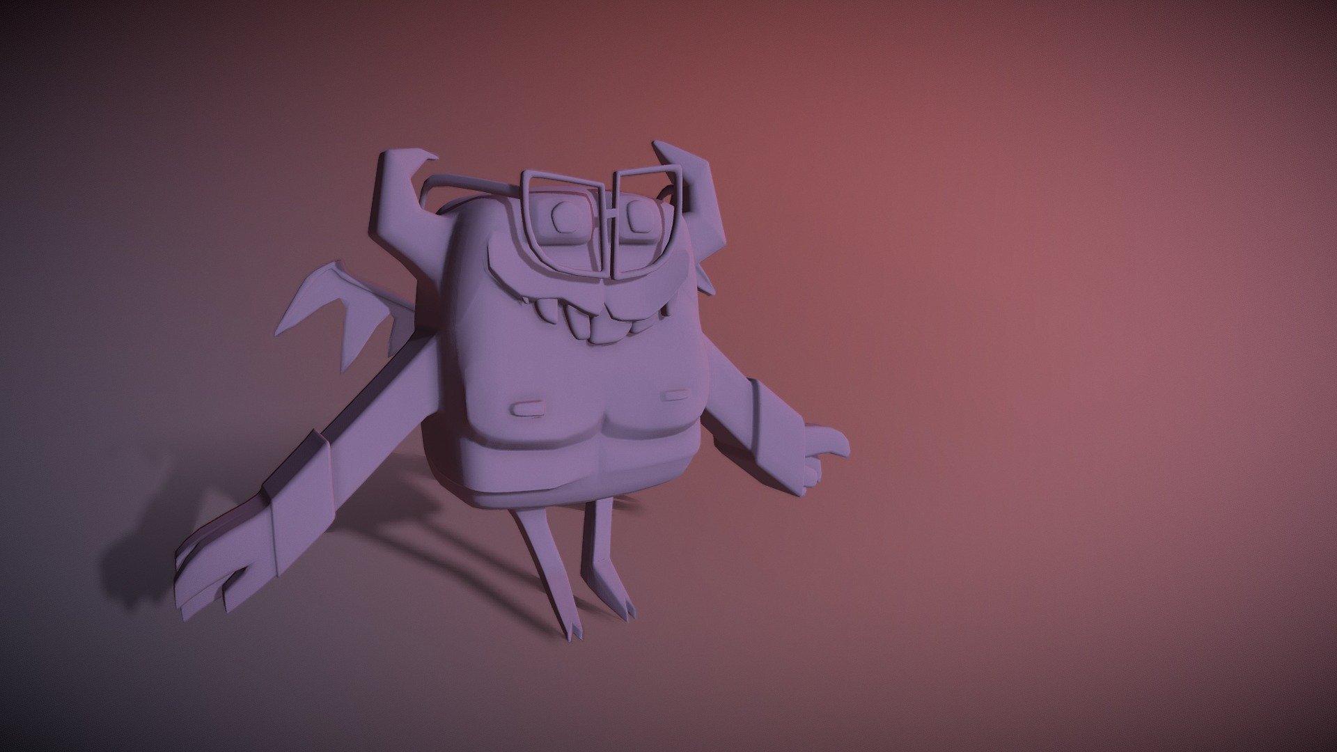 Demon Stylized - 3D model by DatValk [4a88a7b] - Sketchfab