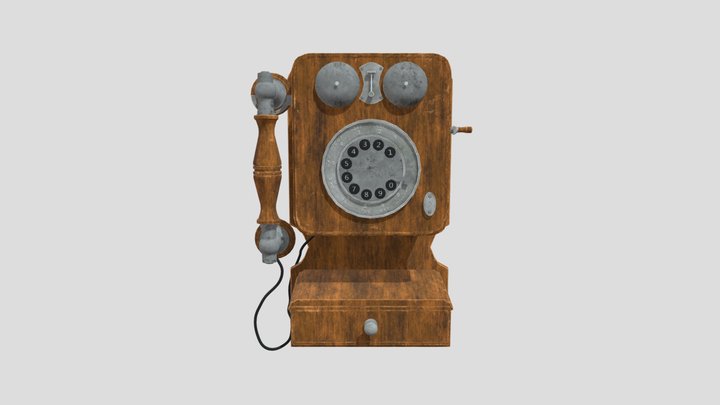Rotary_phone_1 3D Model