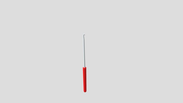 Crochet Needle 3D Model