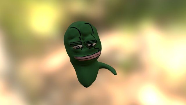 Rare 3D pepe 3D Model