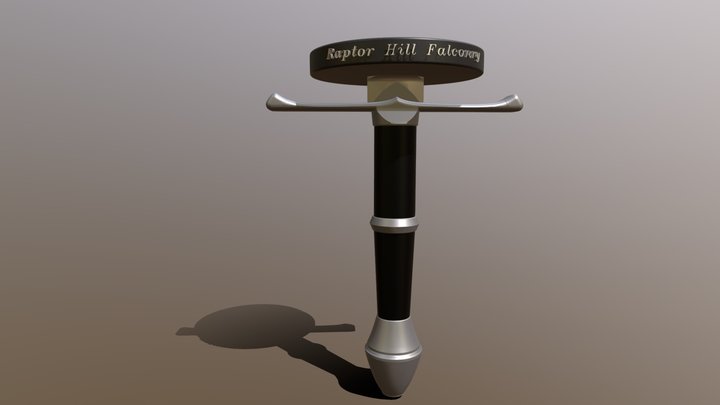 Strider Falcon Pedestal 3D Model