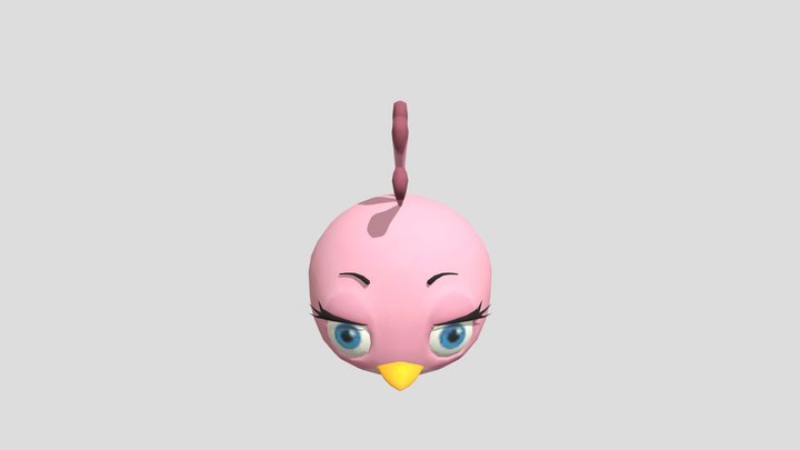 Mobile - Angry Birds Go - Stella 3D Model