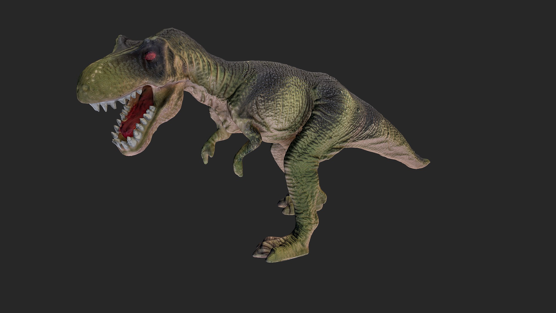 3D model Tyrannosaurus Rex 3D model - This is a 3D model of the Tyrannosaurus Rex 3D model. The 3D model is about a lizard with its mouth open.