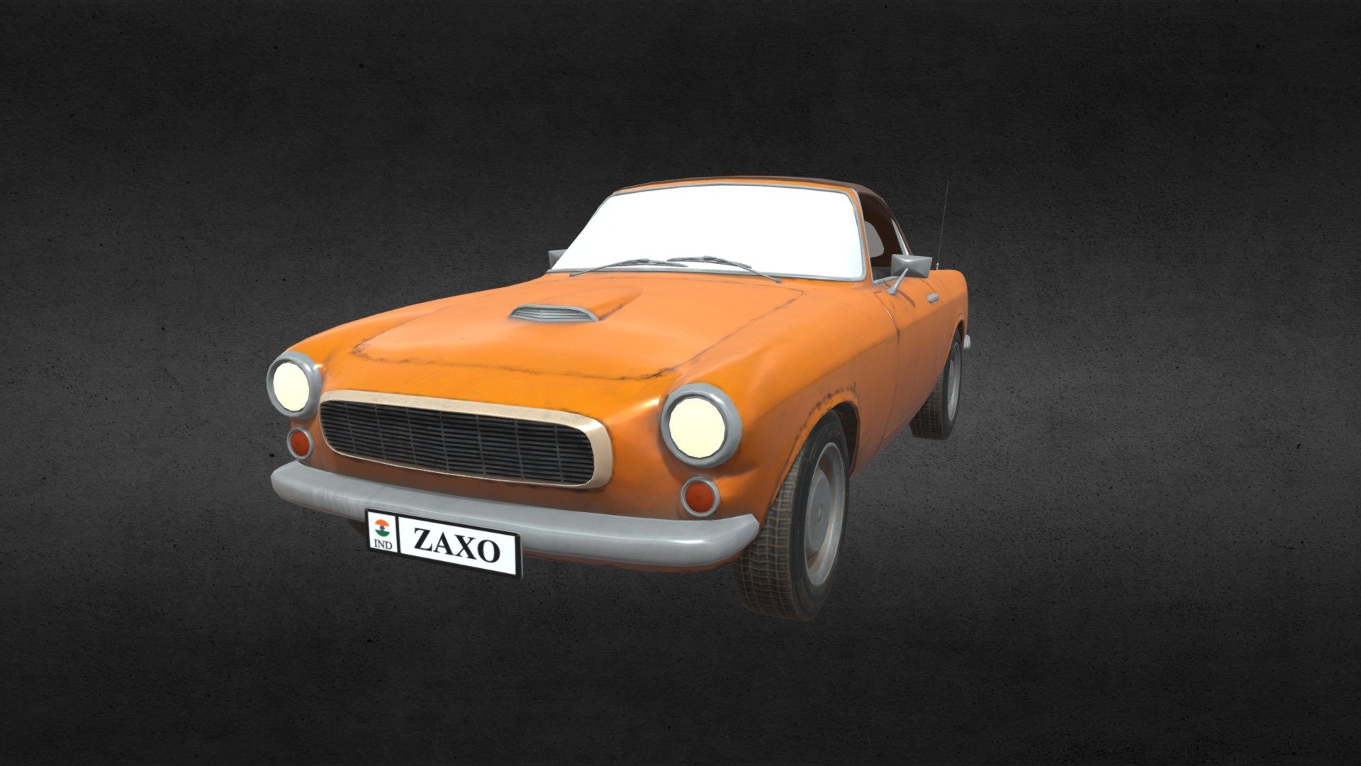 COUPE RB - Rigged - 3D model by zaxo [4a8bff3] - Sketchfab