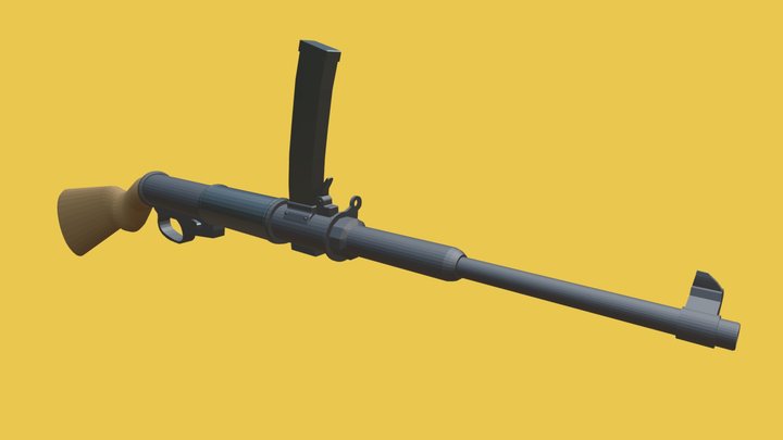 Berreta OVP M1918 3D Model