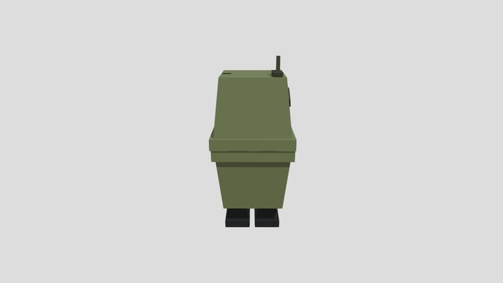 Droid Turn Animation 3D Model