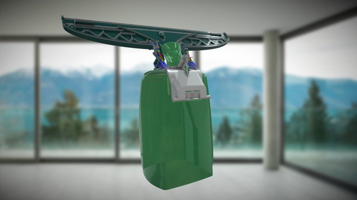 Leifheit Window Vacuum Cleaner 3 Stages 3D Model