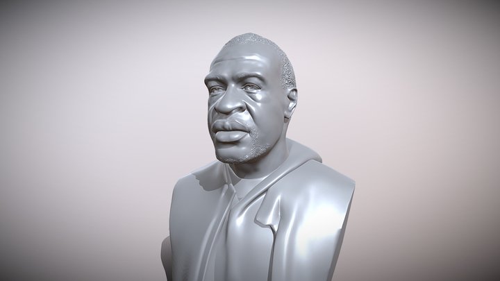 George Floyd bust 3D print 3D Model