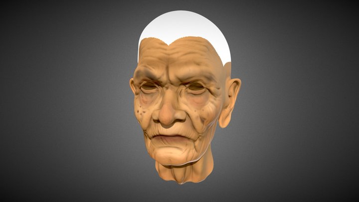 Old_ Woman_ High_Test 3D Model