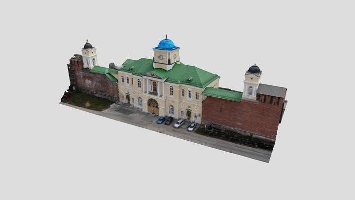 Церковь Иконы Божией Матери Одигитрия 3D Model