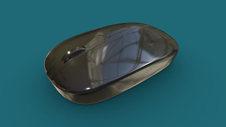 Simple PC Mouse 3D Model