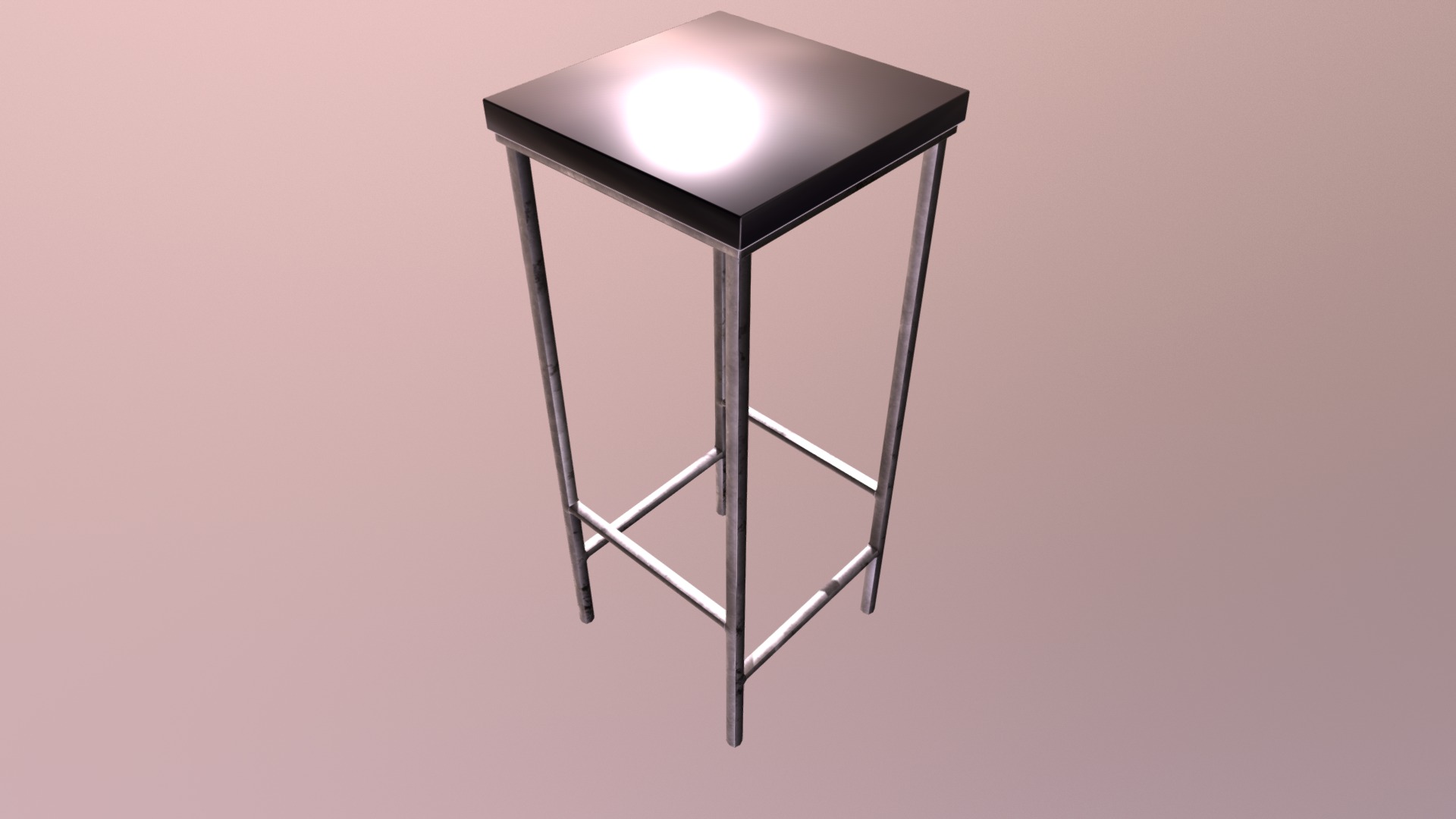 3D model STOOL - This is a 3D model of the STOOL. The 3D model is about a lamp on a wall.