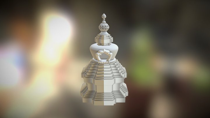 Stupa 02 3D Model
