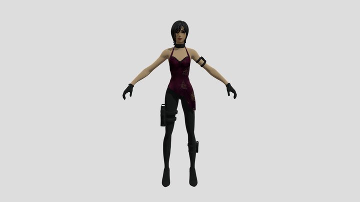 Resident Evil 4 Remake - Ada Wong 3D Printing Model 3D model 3D printable