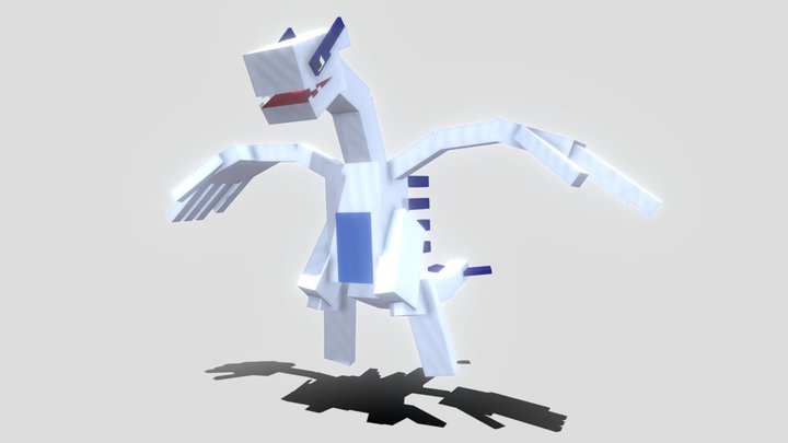 3DS - Pokédex 3D Pro - #249 Lugia - The Models Resource